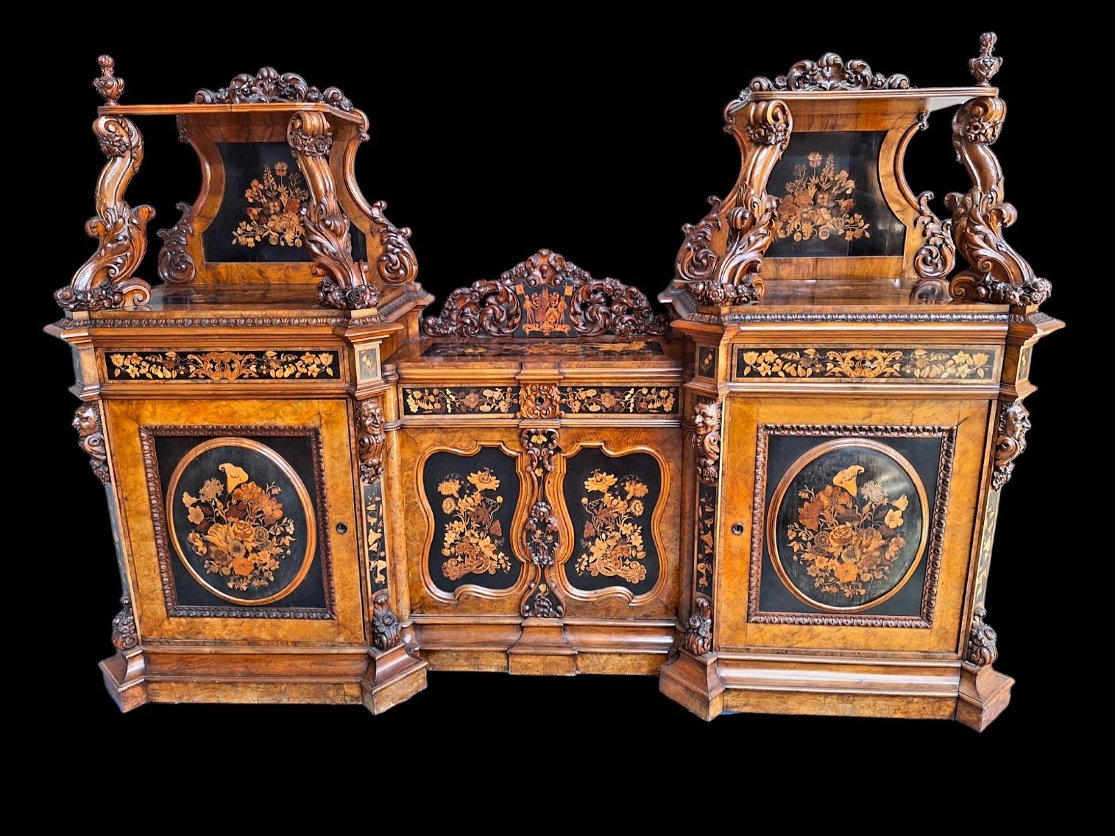 Baroque style dresser Napoleon III period