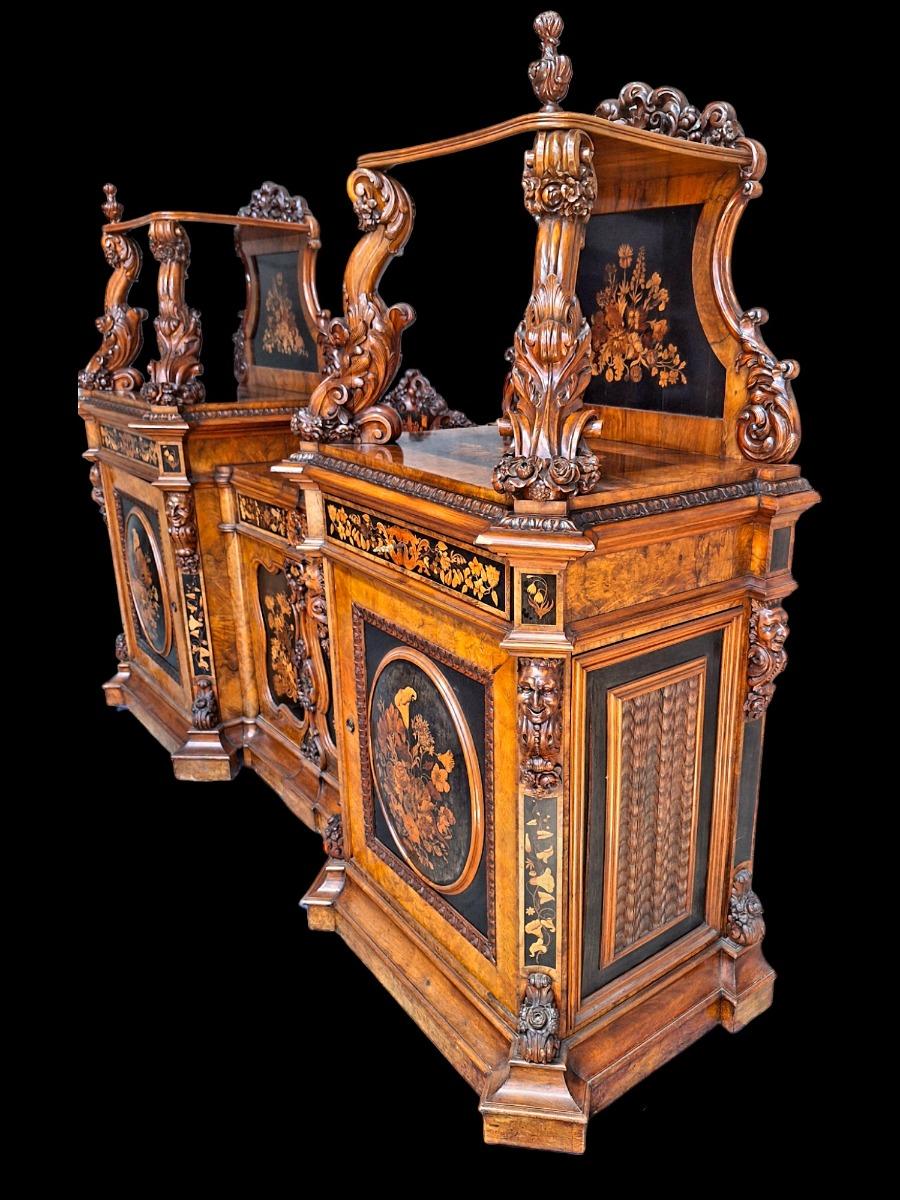 Baroque style dresser Napoleon III period