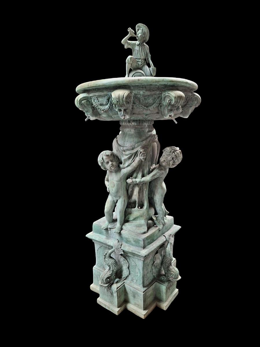 Bronze fountain 