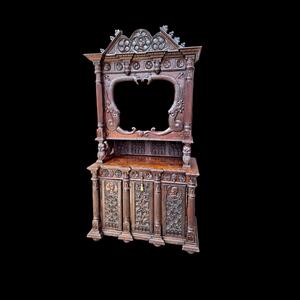 Gothic revival display cabinet
