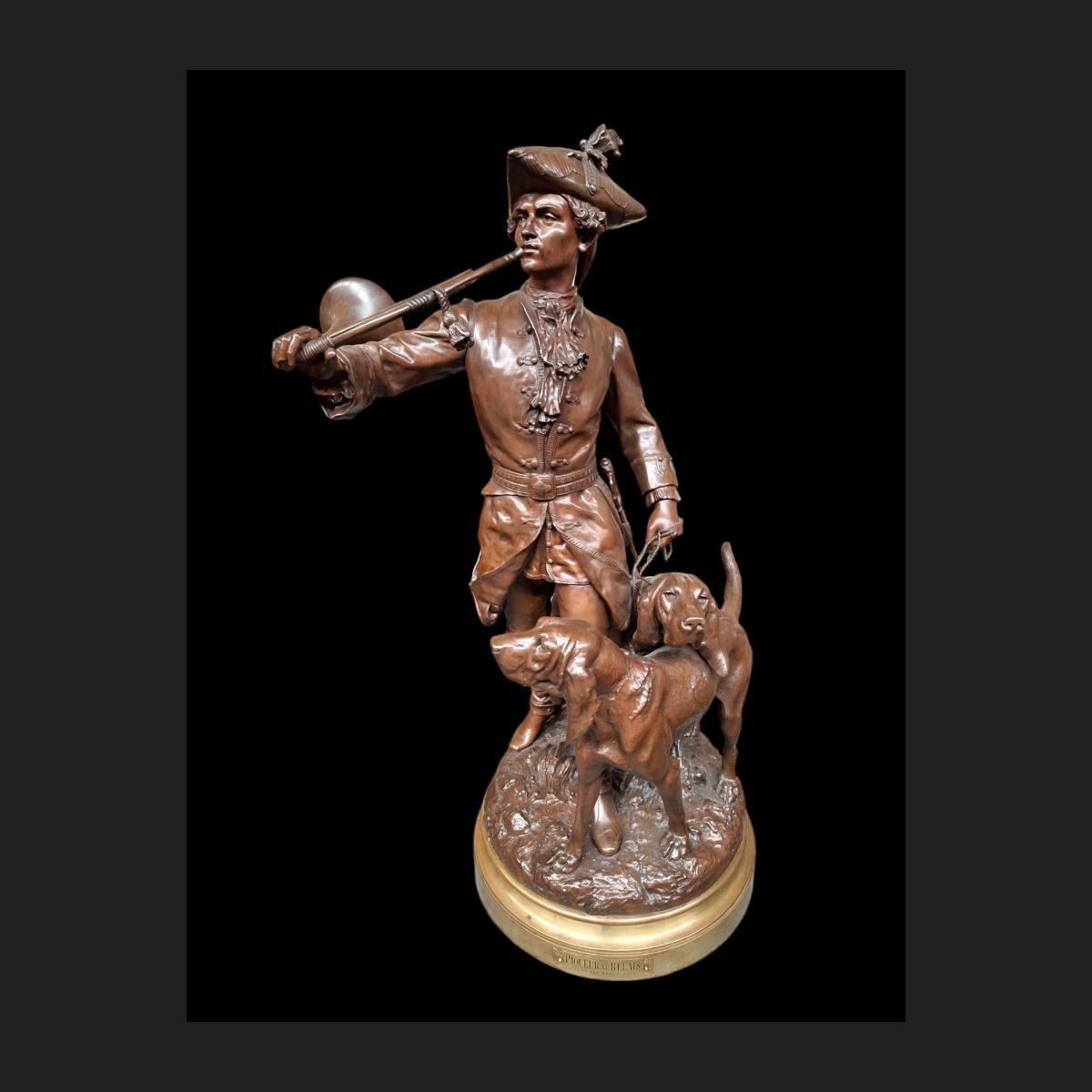 High quality Bronze statue Moreau-Lecourtier.