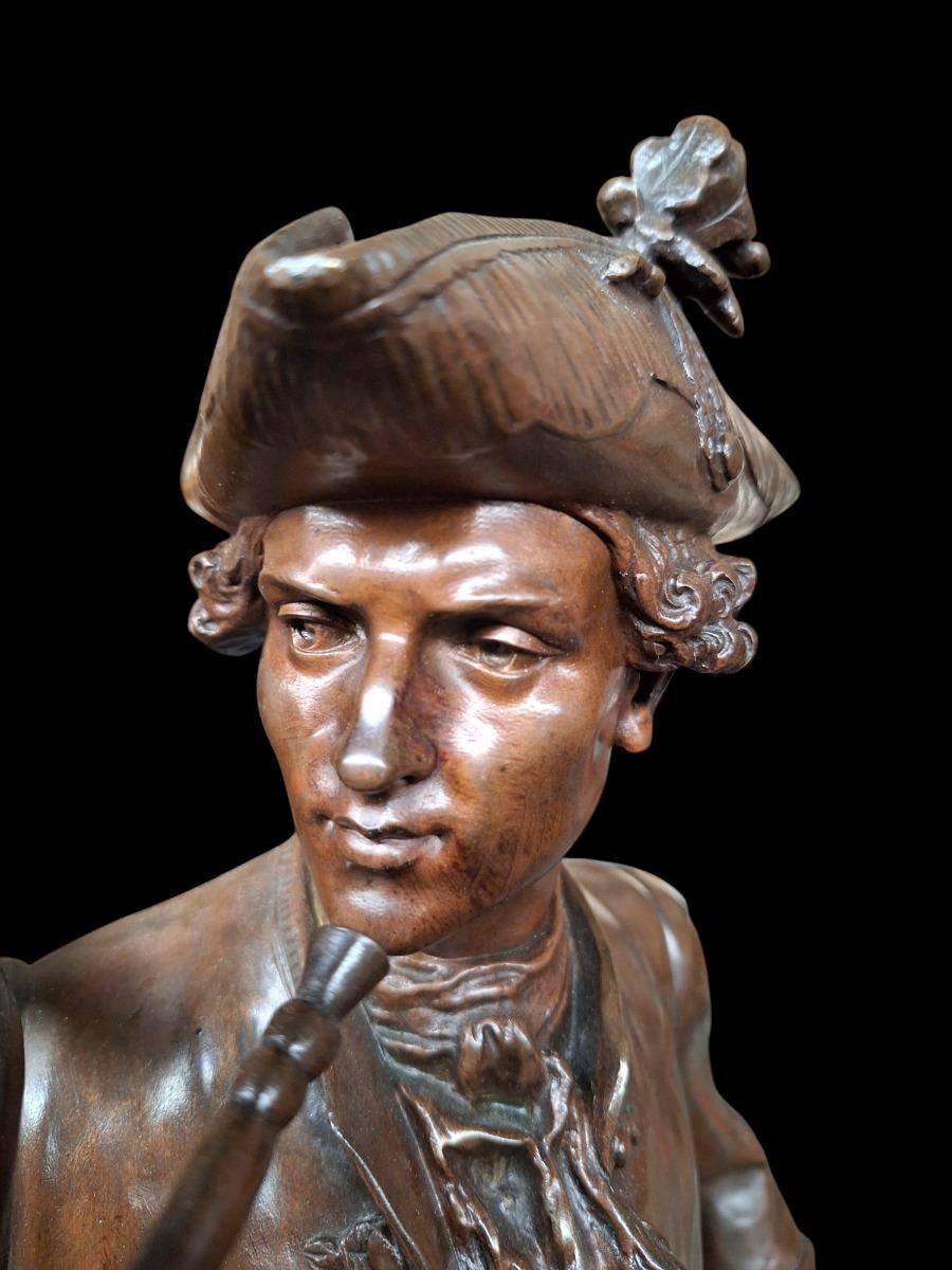 High quality Bronze statue Moreau-Lecourtier.