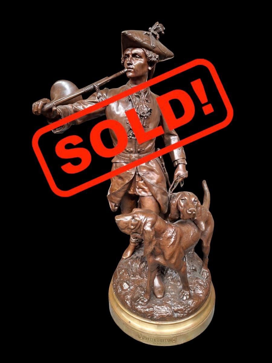 High quality Bronze statue Moreau-Lecourtier.