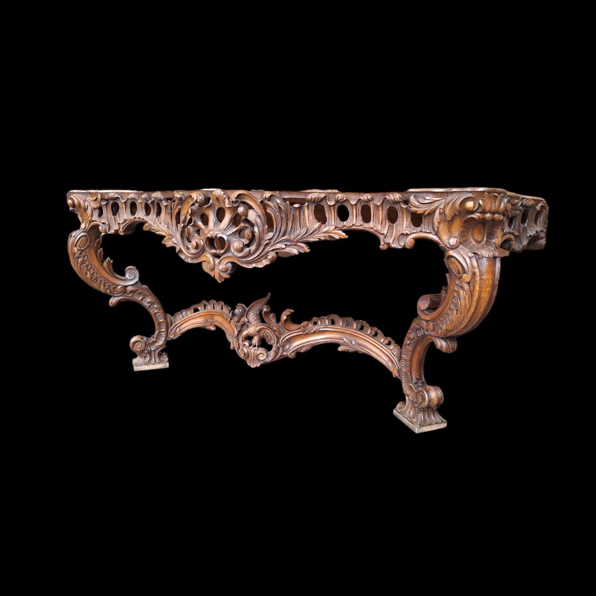 Louis XV style console.