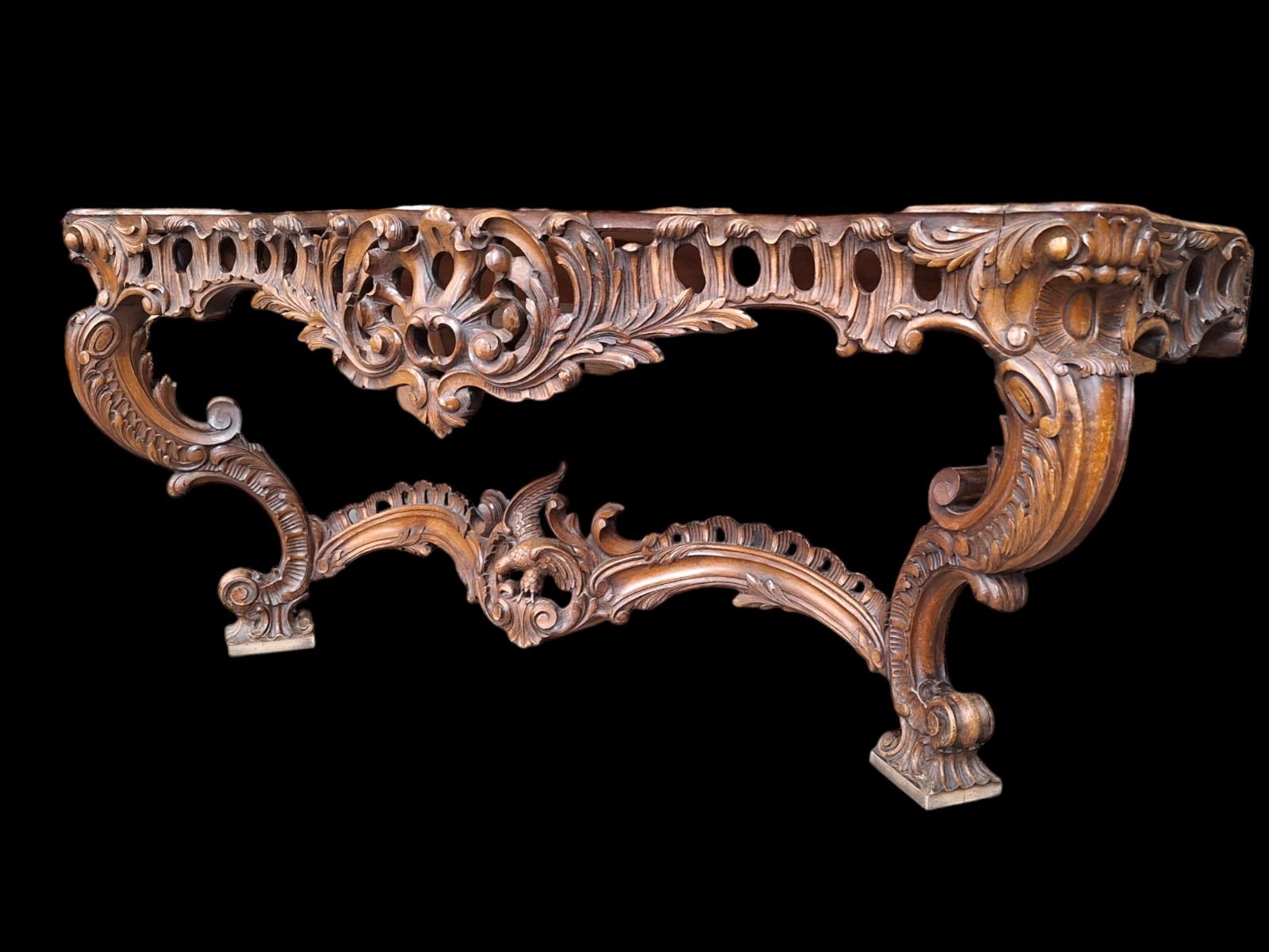 Louis XV style console.