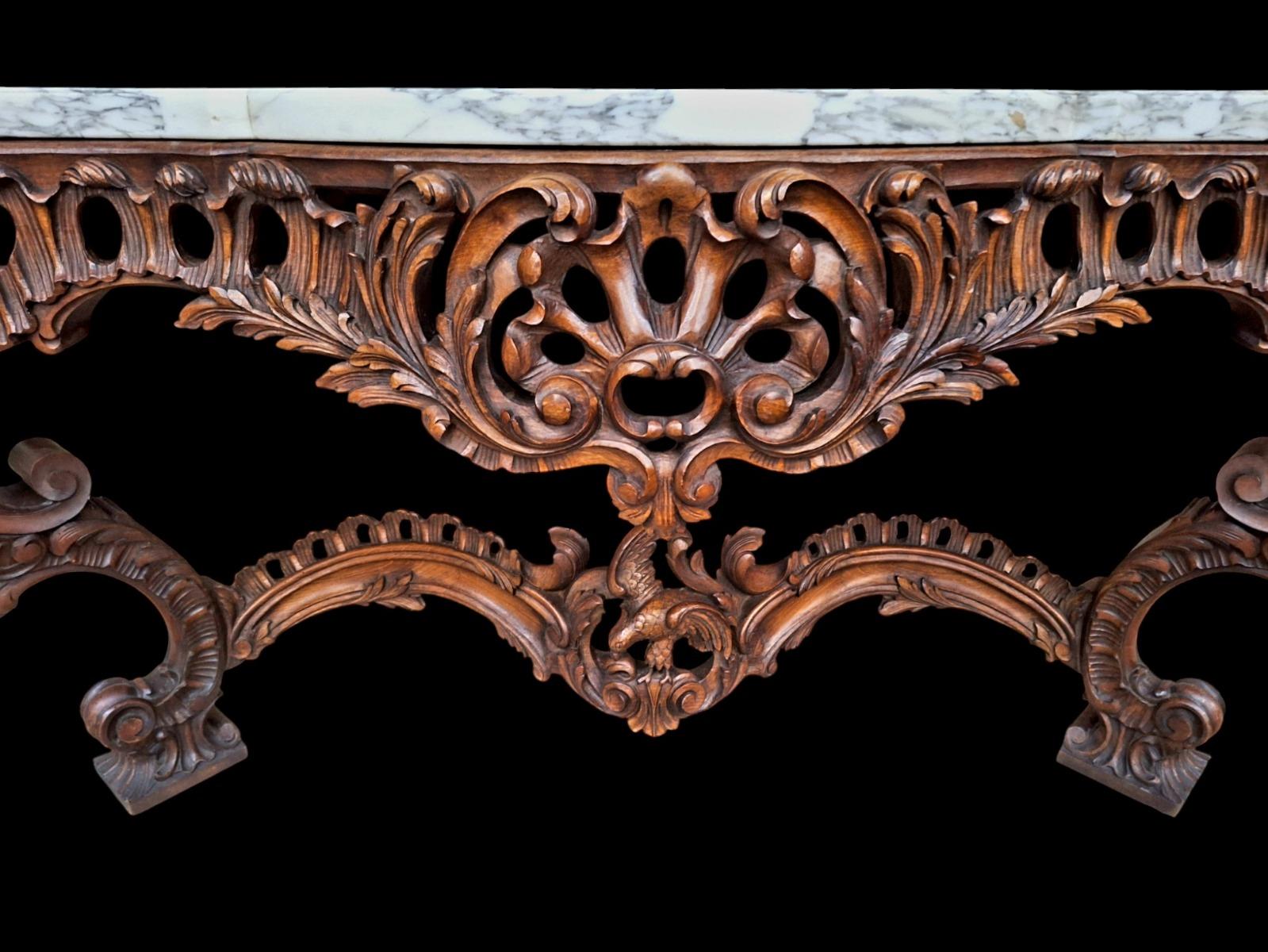 Louis XV style console.